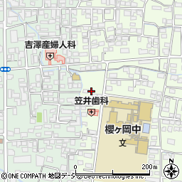 長野県長野市高田川端894周辺の地図