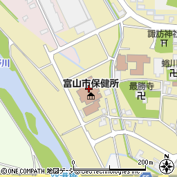 富山市保健所周辺の地図