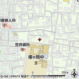 長野県長野市高田884周辺の地図