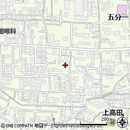 長野県長野市高田川端707-12周辺の地図