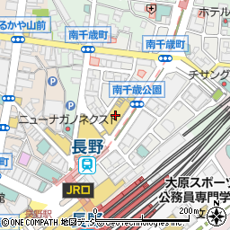 カフェコムサ ながの東急百貨店周辺の地図