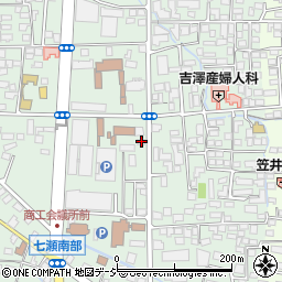 千曲川河川長野宿舎周辺の地図