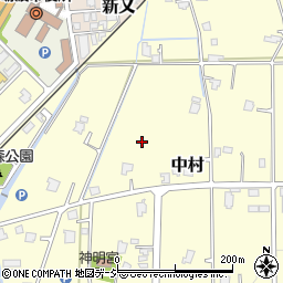 富山県砺波市中村周辺の地図
