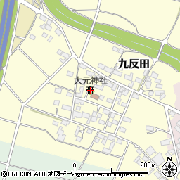 大元神社周辺の地図