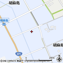 富山県小矢部市胡麻島77周辺の地図