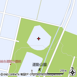 砺波市野球場（となみチューリップスタジアム）周辺の地図