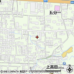 長野県長野市高田993周辺の地図