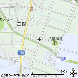 富山県富山市二俣47周辺の地図