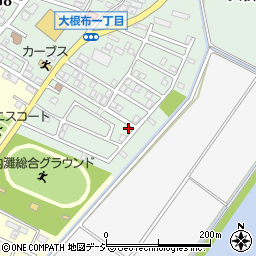 石川県河北郡内灘町大根布1丁目279周辺の地図