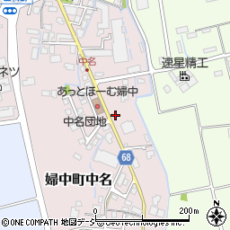 富山県富山市婦中町中名1078周辺の地図