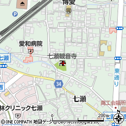 七瀬観音寺周辺の地図