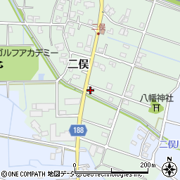 富山県富山市二俣51周辺の地図