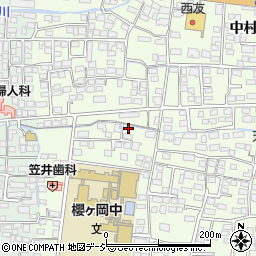 長野県長野市高田882周辺の地図