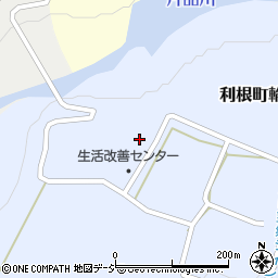 群馬県沼田市利根町輪組155周辺の地図