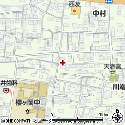 長野県長野市高田川端282周辺の地図
