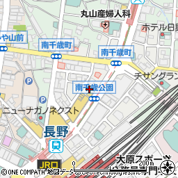ポーラザビューティ長野駅前店周辺の地図