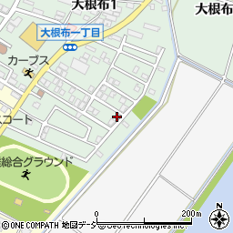 石川県河北郡内灘町大根布1丁目314周辺の地図