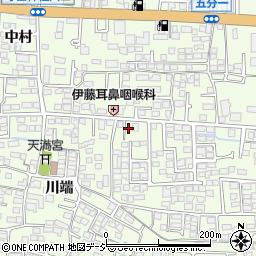 長野県長野市高田川端351周辺の地図