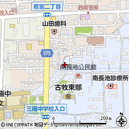 長野県長野市南長池1209-5周辺の地図