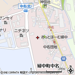 富山県富山市婦中町中名1366周辺の地図