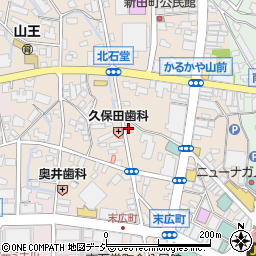 西澤餅屋本店周辺の地図