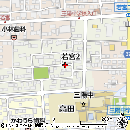 長野県長野市若宮周辺の地図