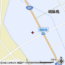 富山県小矢部市胡麻島206周辺の地図