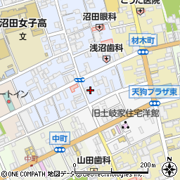 大竹青果店周辺の地図