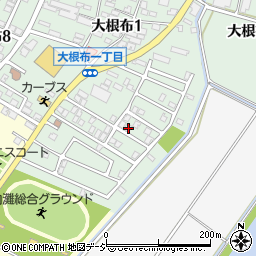 石川県河北郡内灘町大根布1丁目322周辺の地図