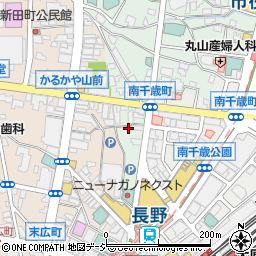 有限会社クロロフイル長野駅前美顔教室紅桜周辺の地図