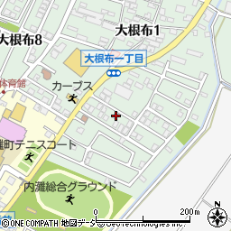 石川県河北郡内灘町大根布1丁目294周辺の地図