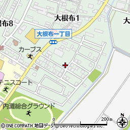 石川県河北郡内灘町大根布1丁目307周辺の地図