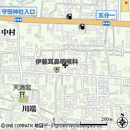 長野県長野市高田川端352周辺の地図