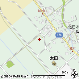 富山県富山市城村周辺の地図