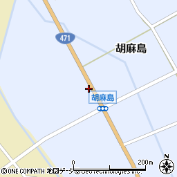 富山県小矢部市胡麻島208周辺の地図