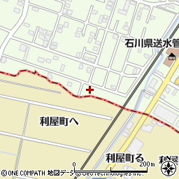 石川県河北郡津幡町太田ほ361-2周辺の地図