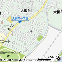 石川県河北郡内灘町大根布1丁目343周辺の地図