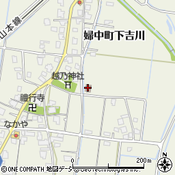 下吉川公民館周辺の地図
