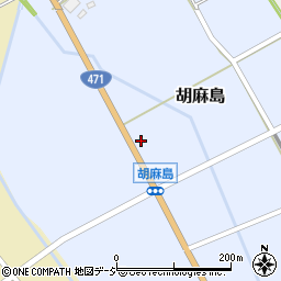 富山県小矢部市胡麻島145周辺の地図