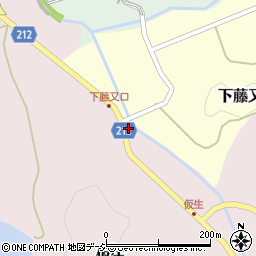 石川県河北郡津幡町仮生ト25-1周辺の地図