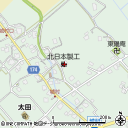 北日本製工周辺の地図