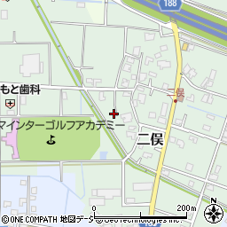 富山県富山市二俣周辺の地図