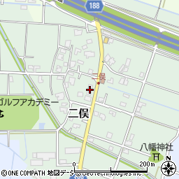 富山県富山市二俣288-1周辺の地図