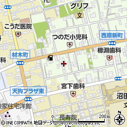 佐野建材店周辺の地図