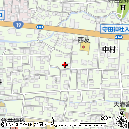 長野県長野市高田299周辺の地図