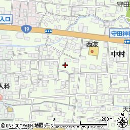 長野県長野市高田296-1周辺の地図