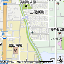 富山県富山市二俣新町192周辺の地図