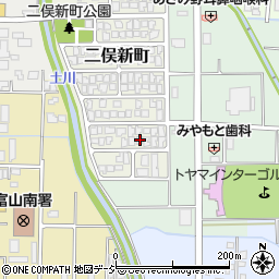 富山県富山市二俣新町186周辺の地図