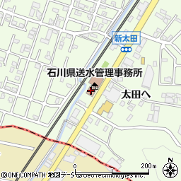 石川県手取川水道事務所　送水管理分室周辺の地図