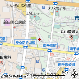 豚一極長野駅前店周辺の地図